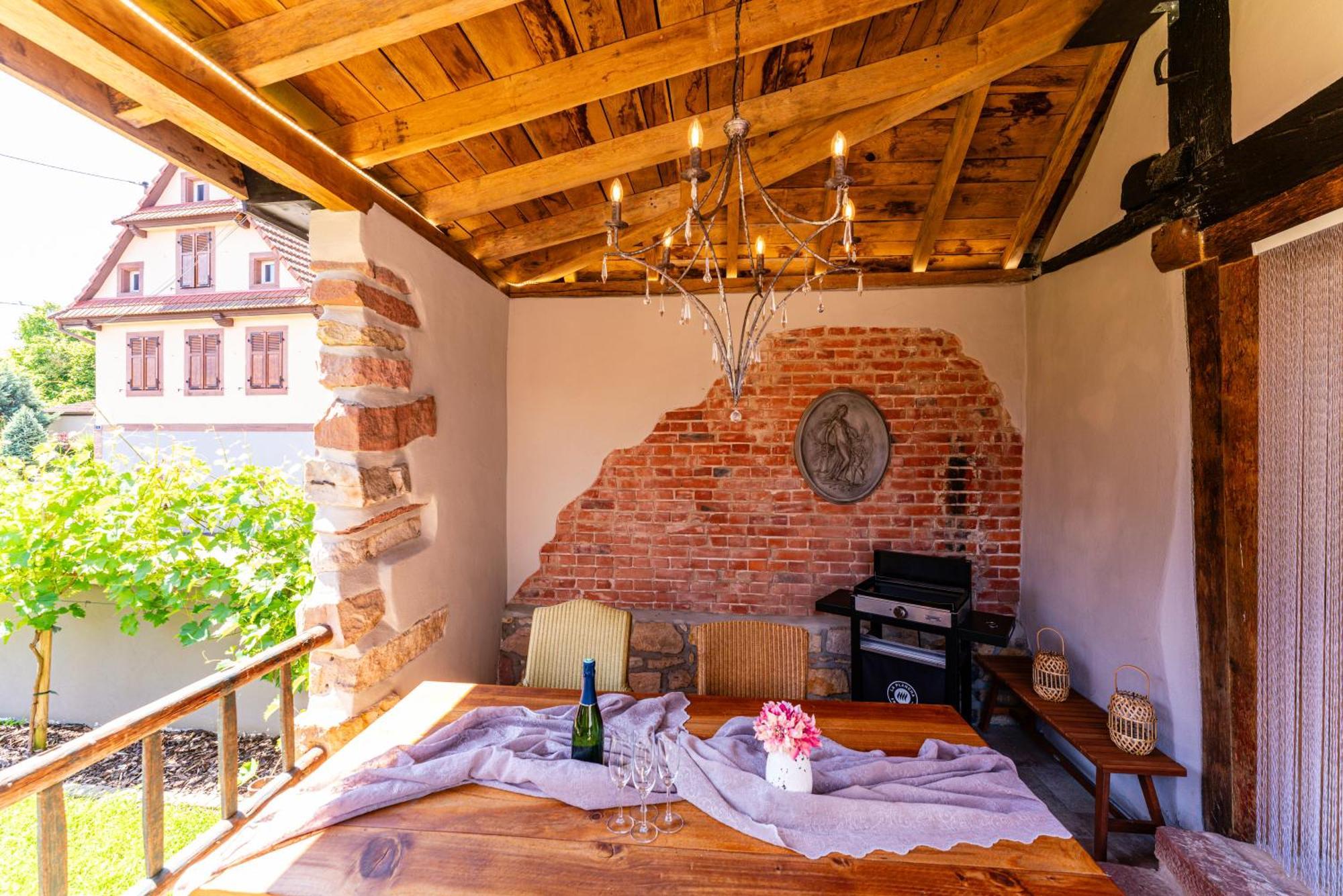 Maison 1775 Ferien Im Historischen Bauernhaus Mit Sauna, Wissembourg, Elsass Ingolsheim Extérieur photo